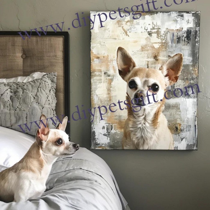 Personalized Photo Snowfield Special Edition Pet Canvas