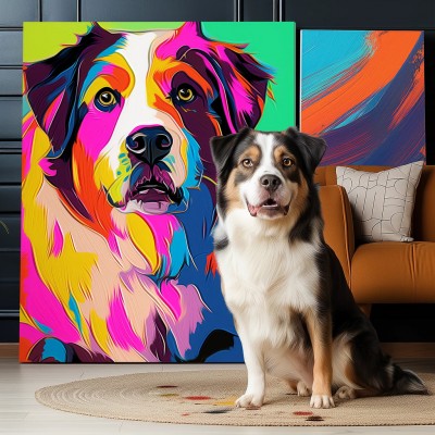 Personalized Neo-Pop Art Canvas Painting