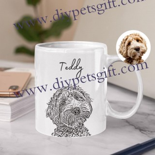 Custom Pet Mug With Your Pet's Photo And Name