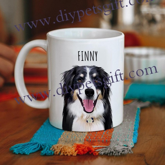 Personalized Dog Pet Cartoon Photo Mug Gifts For Dog Lovers