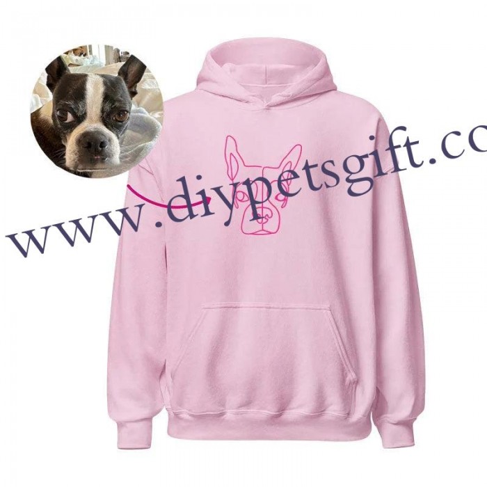 Custom Embroidered Personalized Hoodie Design Pet Lover Gifts