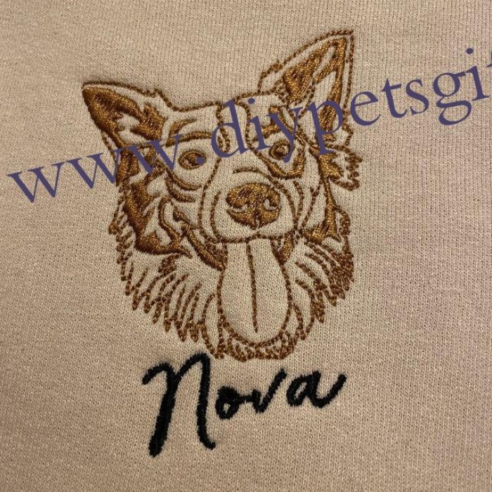 Personalized Pet Embroidered Hoodie