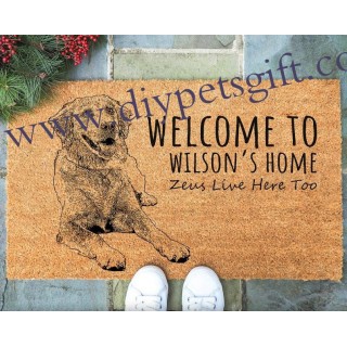 Custom Pet Picture Doormat Personalized Dog Photo Doormat Rug