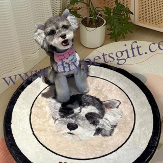 Personalized Funny Pet Photos Decorative Rugs Custom Pet Portrait Carpet Gifts For Pet Lovers